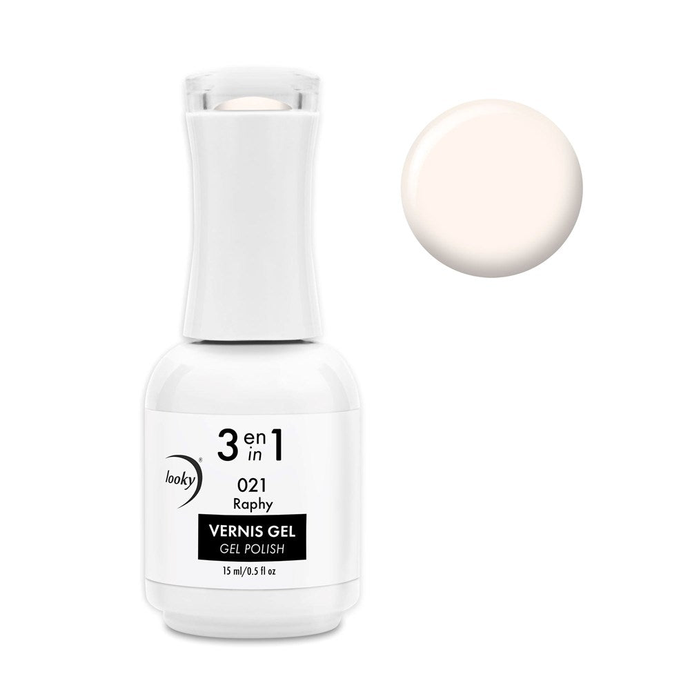 Gel Nail Polish 3 in 1 #021 Raphy (Translucent color)