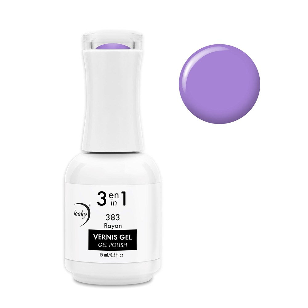 3 in 1 Gel Nail Polish #383 Rayon (Fluo Collection)