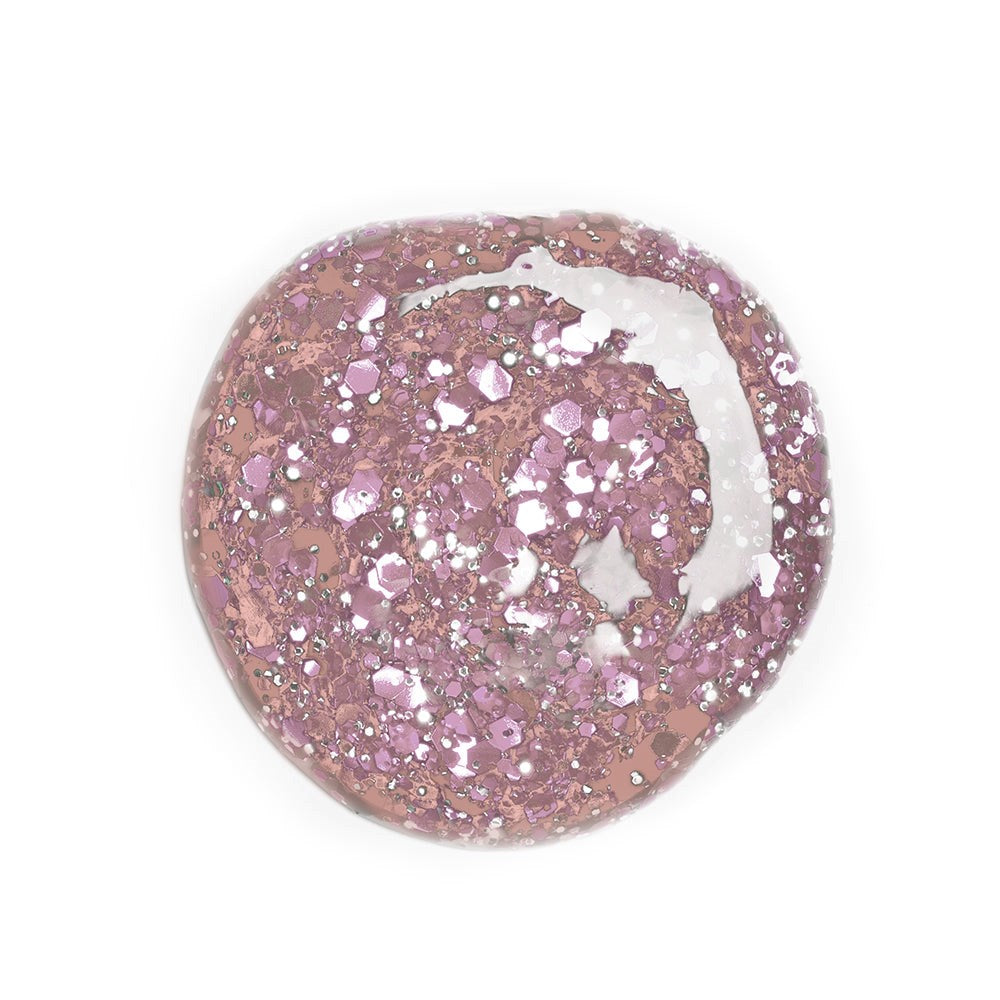 3 in 1 Gel Nail Polish #390 Lucie-Rose (Sparkle Collection)