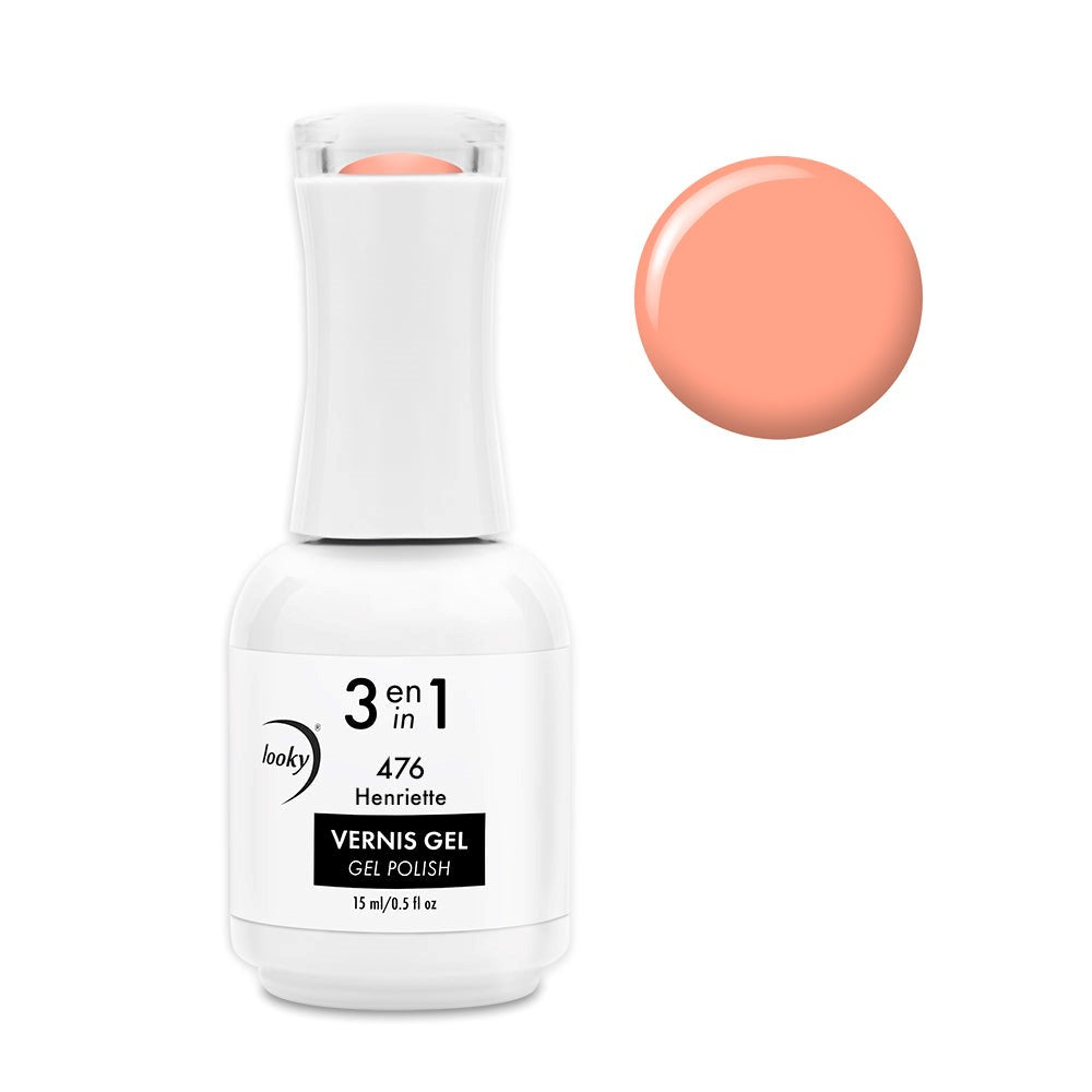 3 in 1 Gel Nail Polish #476 Henriette (Winter Collection, Web Exclusive)