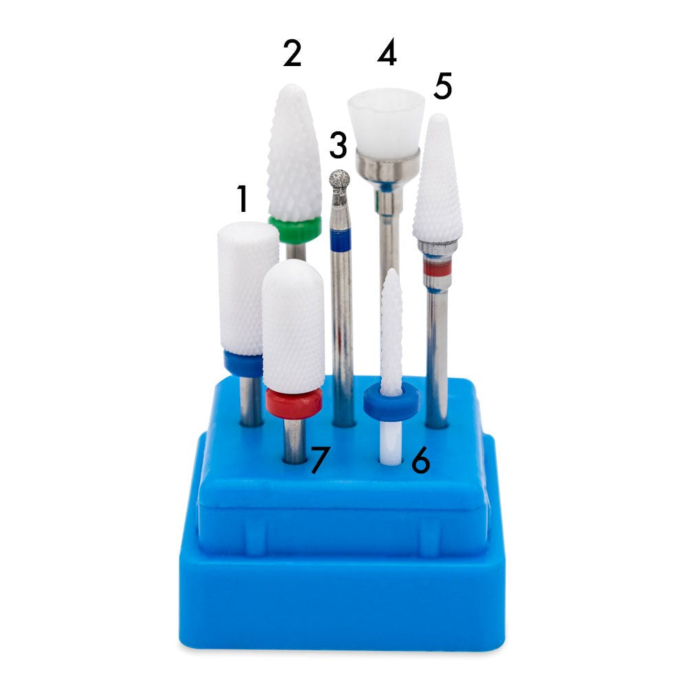 Ceramic tip set for deluxe manicure tools #5